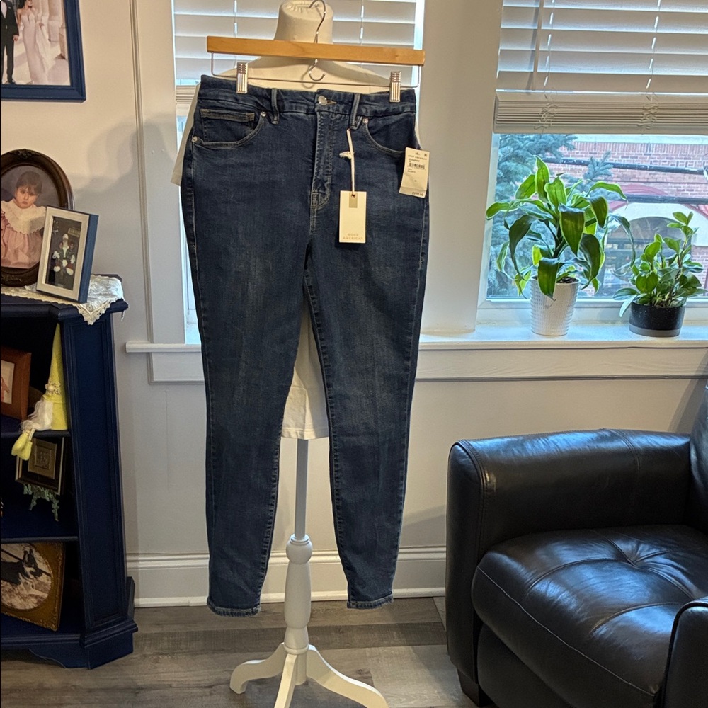 Good American Dark Blue Skinny Jeans